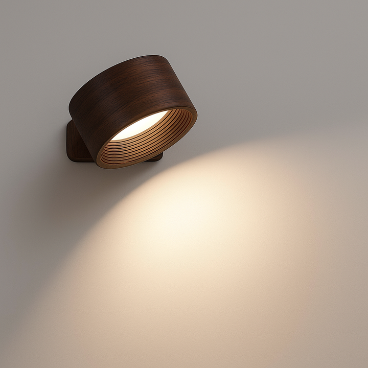 Cordless LED Wall Light with 360° Rotation, Touch Dimming, 3 Light Colors and USB-C Battery