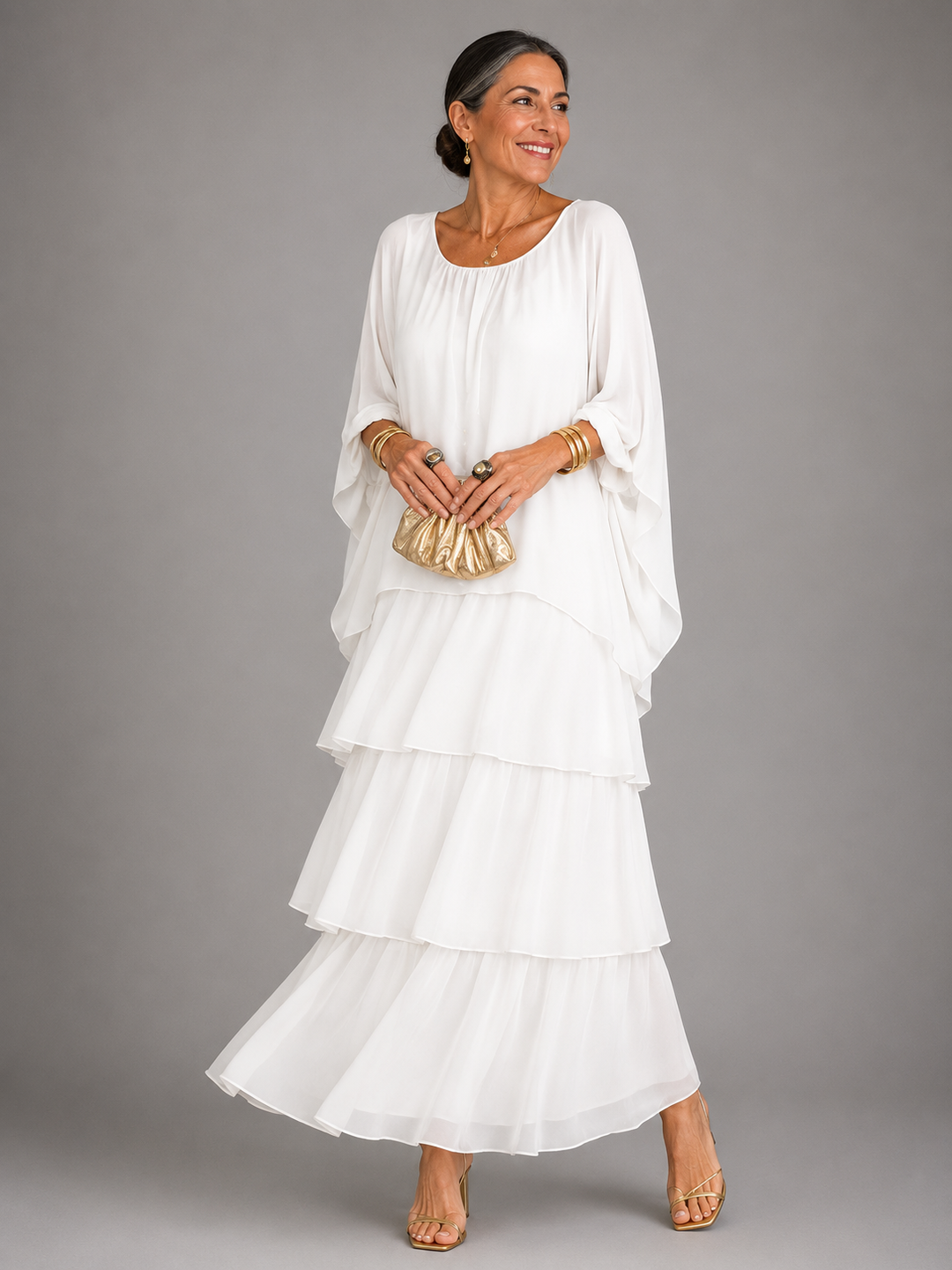 Elegant, flowing maxi dress