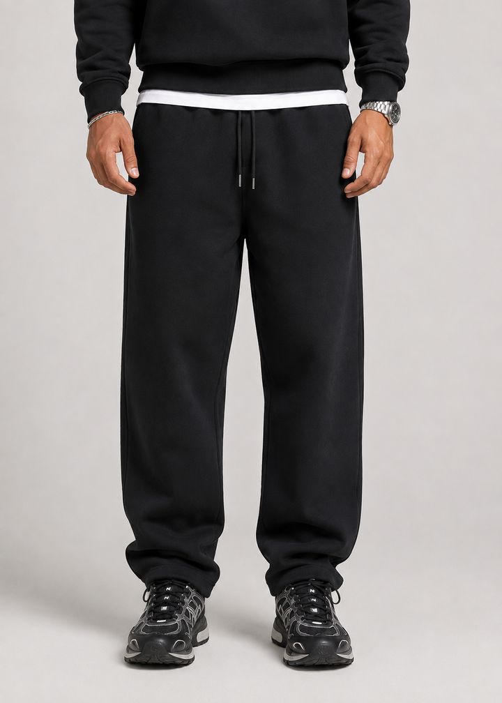 Men's Hoodie & Jogger Set - Soft Cotton Blend, Relaxed Fit