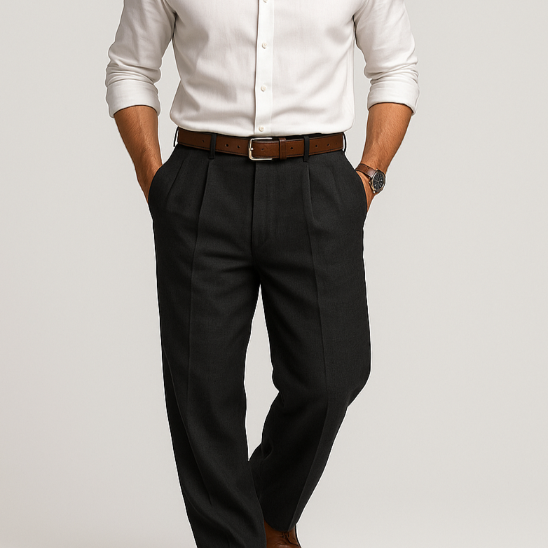 Men’s Cotton-Linen Casual Trousers – Relaxed Elegance for Everyday Comfort