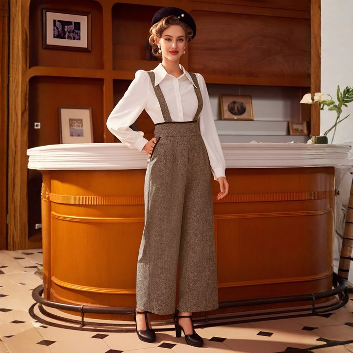 Vintage‑Style Women’s Jumpsuit