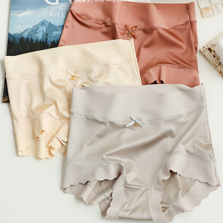 Seamless Satin Women's Briefs - Emliy