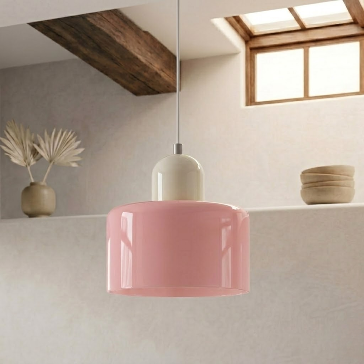 Ring Pendant Light with Extended Halo Design