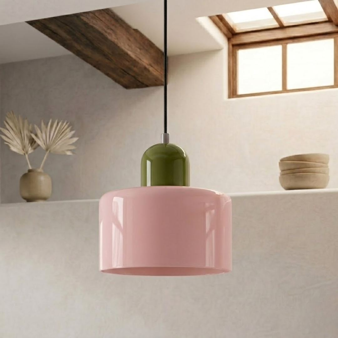 Ring Pendant Light with Extended Halo Design