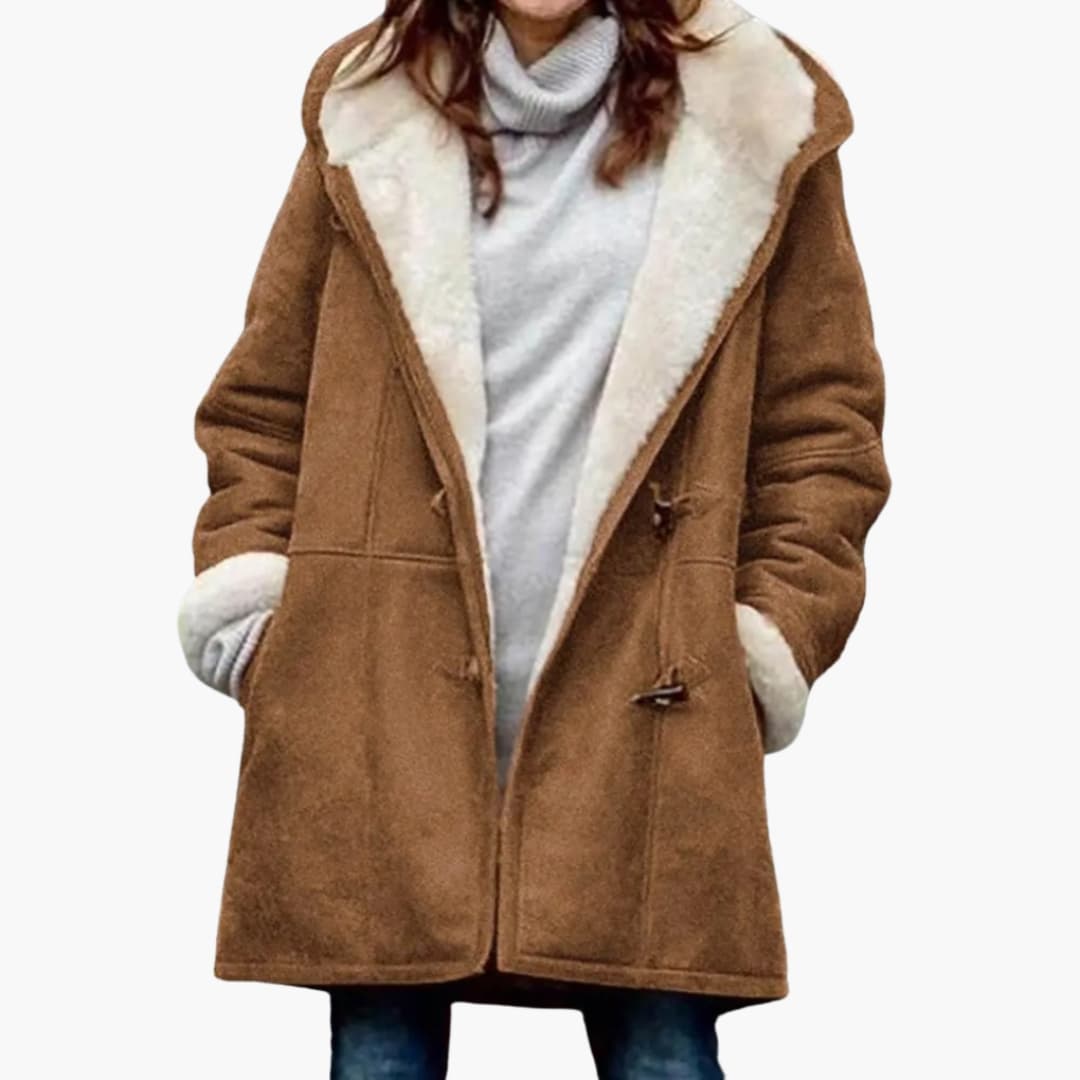 Women’s Hooded Coat – Toggle Front Style