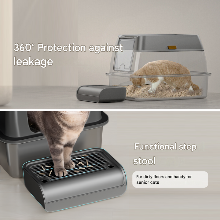 Stainless Steel Cat Litter Box Base