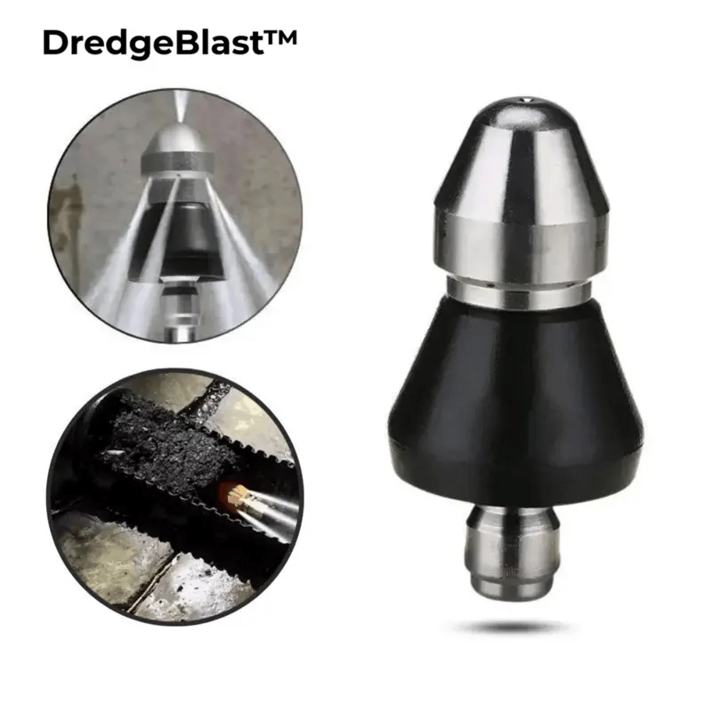 High-Pressure Water Jet Nozzle for Drain Cleaning - Chemical-Free