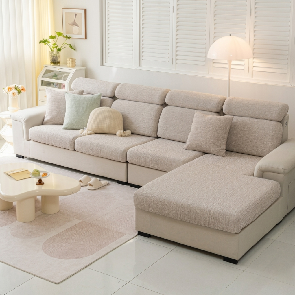 MagicLinen Linen Couch Cover