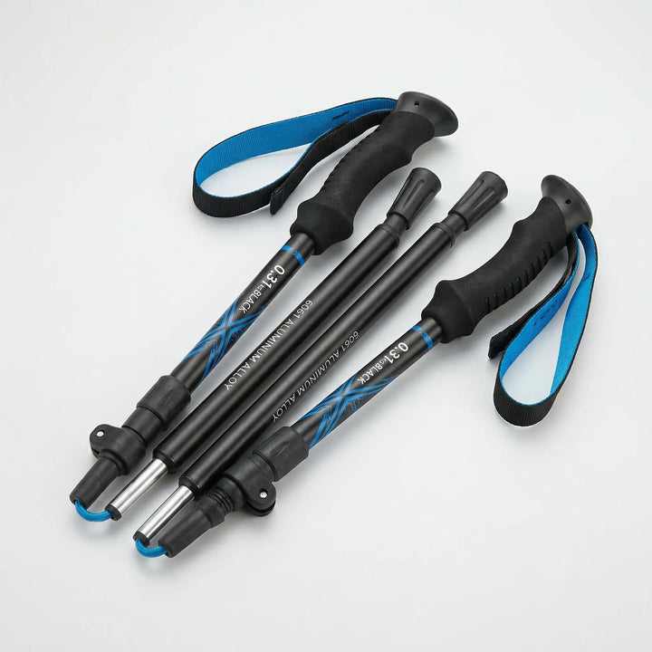 Foldable Ultra-Light Adjustable Trekking Poles - Trekivo