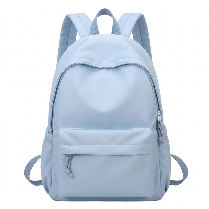 Women's Lightweight Nylon School Backpack in Pastel Colors