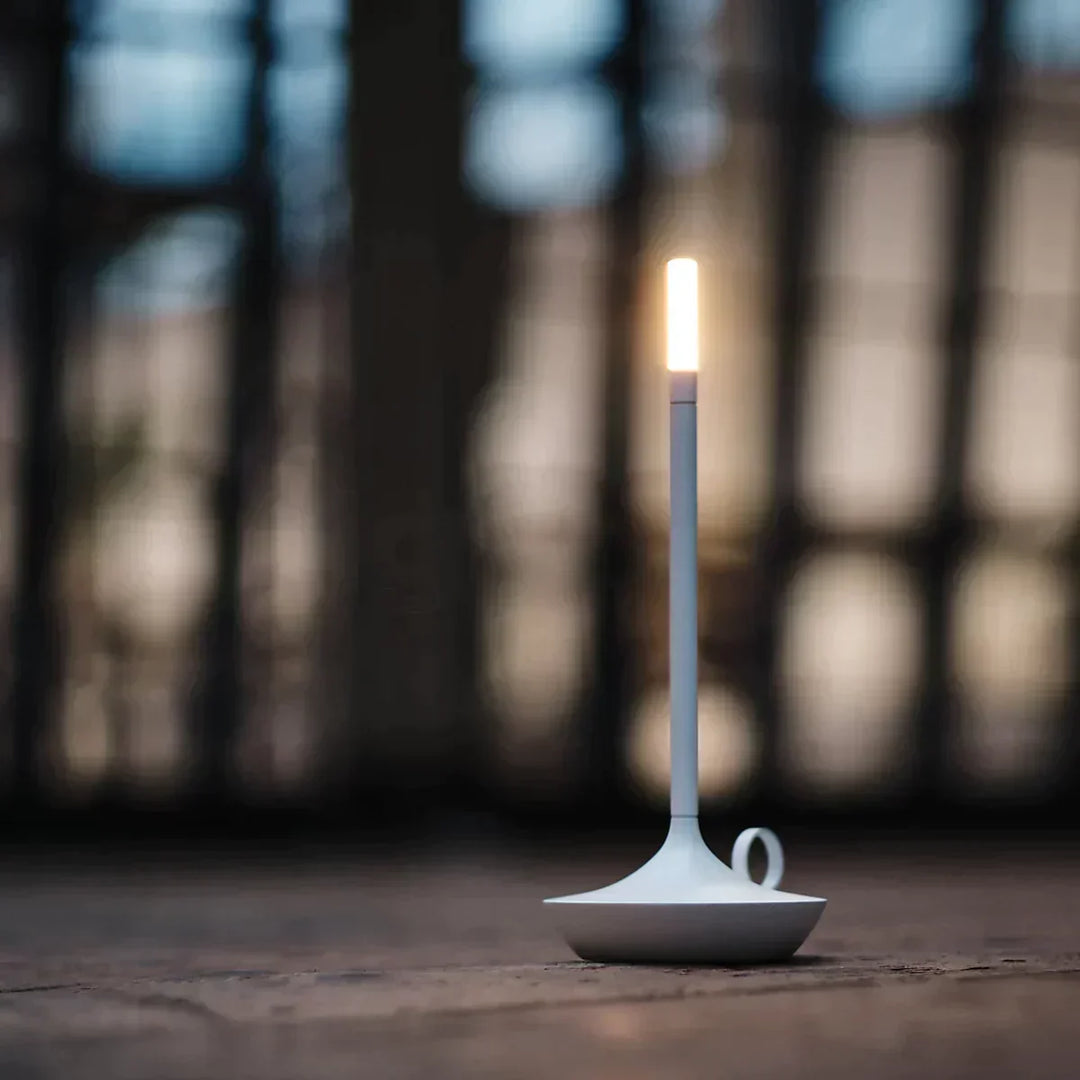 LumaGlow Dimmable LED Candle Lamp – Elegant and Cordless with Long Battery Life