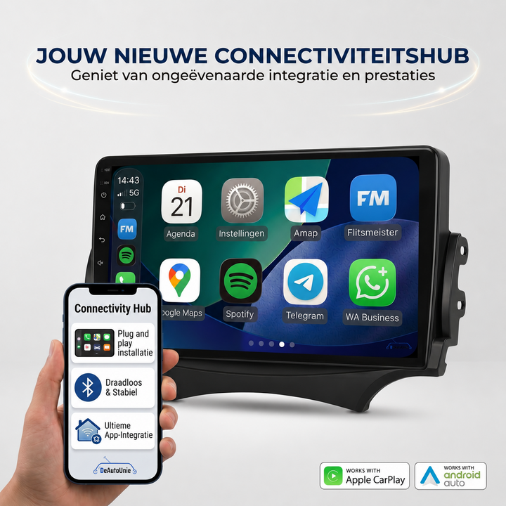Ford Ka 2007 to 2016 | CarPlay & Android Auto | Plug & Play