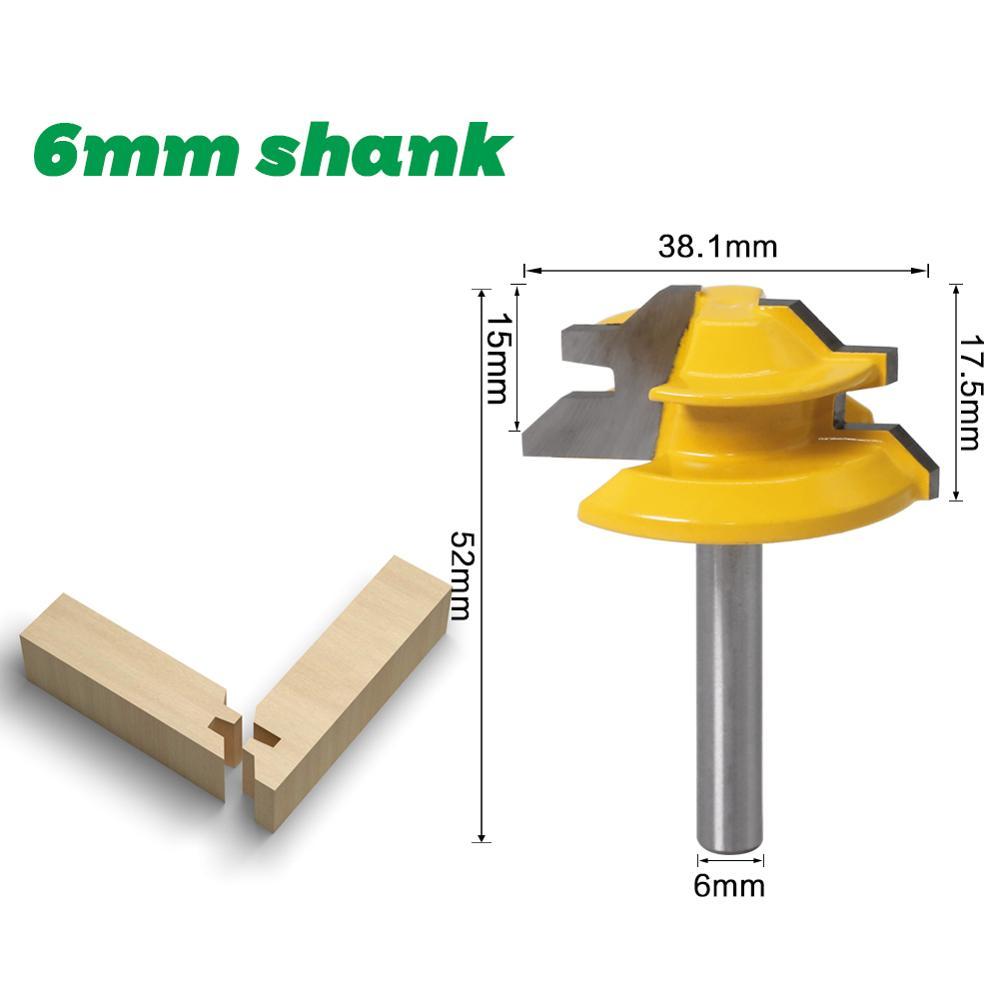 45° Lock Mitre Router Bit