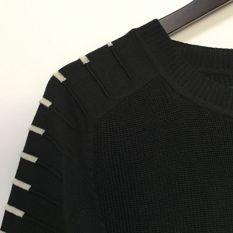 Men's Knitted Sweater with Stripe Details – Lukas Fall Edition