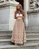 Tulle Maxi Skirt with Elastic Waistband