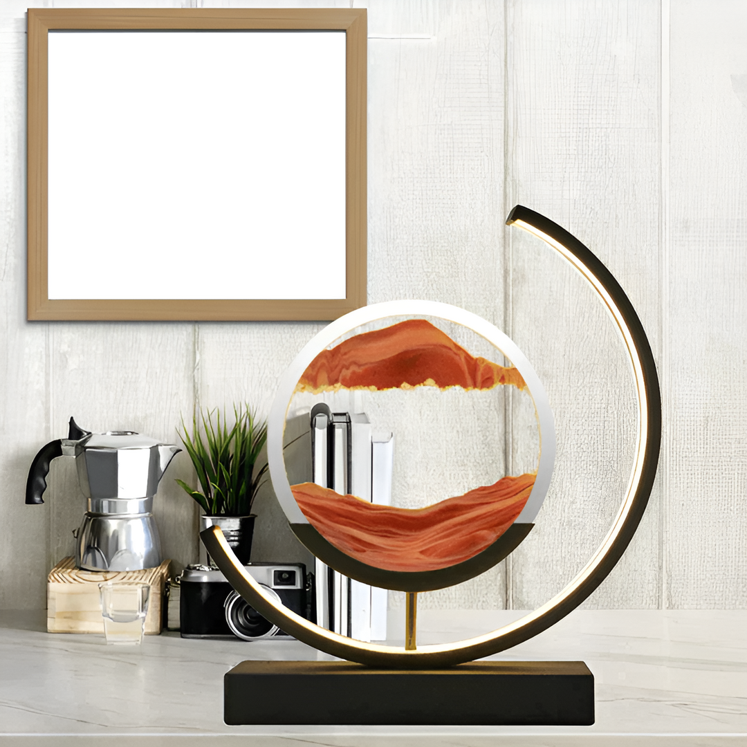 Sand Glow - Sand Lamp with Remote Control and Dimmable Features