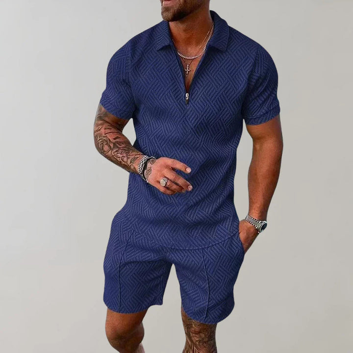 Two-Piece Summer Set for Men Casual Comfort Designed for Summer Days