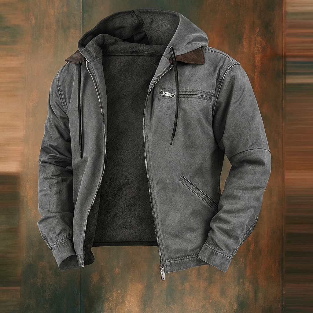 Men's Winter Bomber Jacket - Insulated and Modern