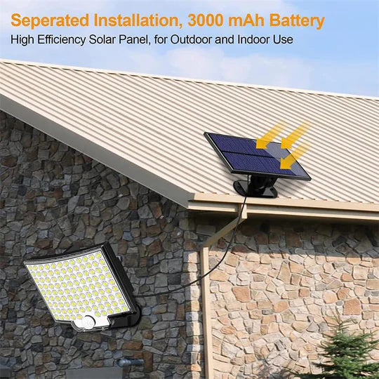 106 LED Solar Outdoor Light with Motion Sensor