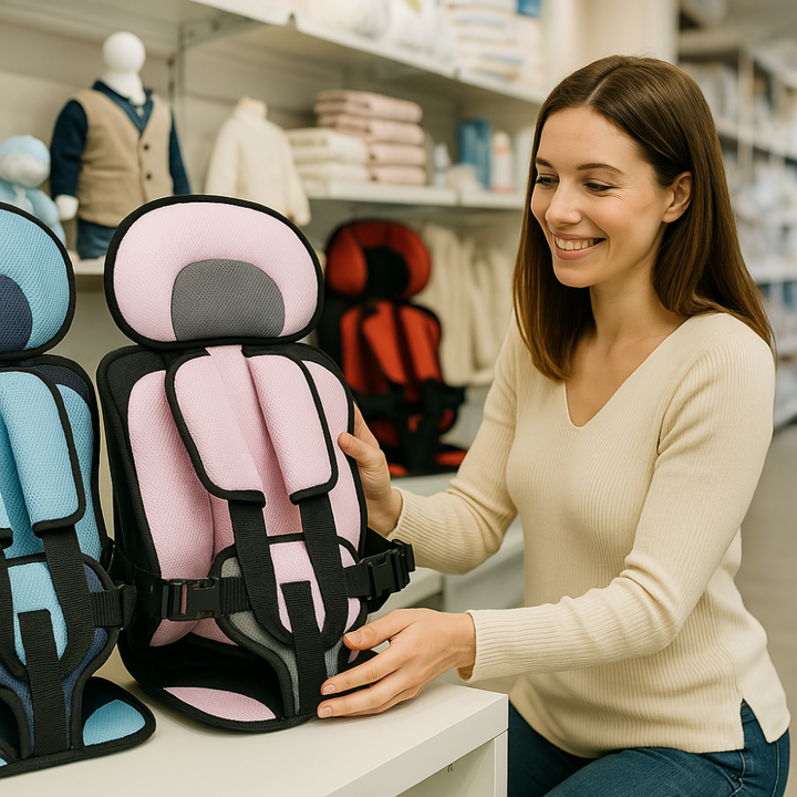 Car Seat Protector | Five-Point Harness | Breathable & Adjustable | Nestride