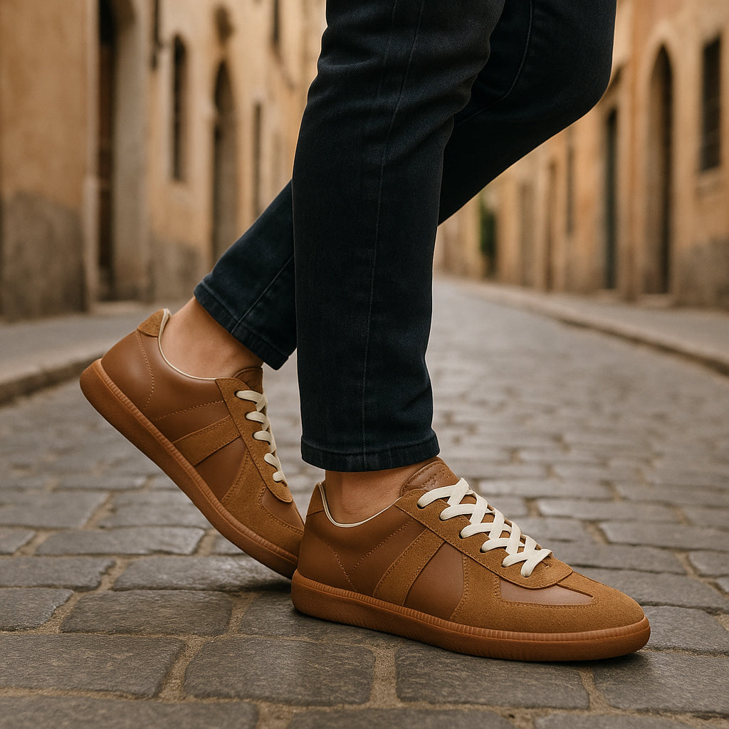 Men's Lace-Up Sneakers | Non-Slip & Comfortable Fit