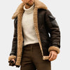 Aviator Leather Winter Jacket Timeless Warmth with a Rugged Edge
