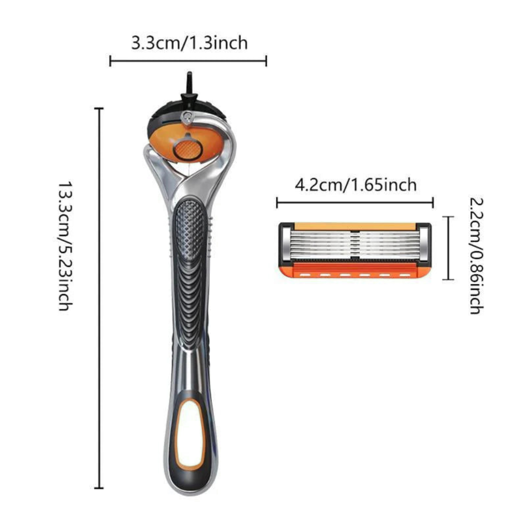 Multi-layer razor blade set for gentle glide, precise contours and a thorough shave - 24 or 48 Count