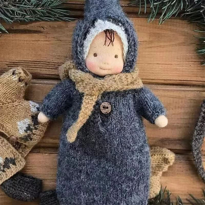 AMORELLA – Handmade Waldorf Doll with Accessories