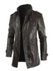 Long Leather Coat for Men