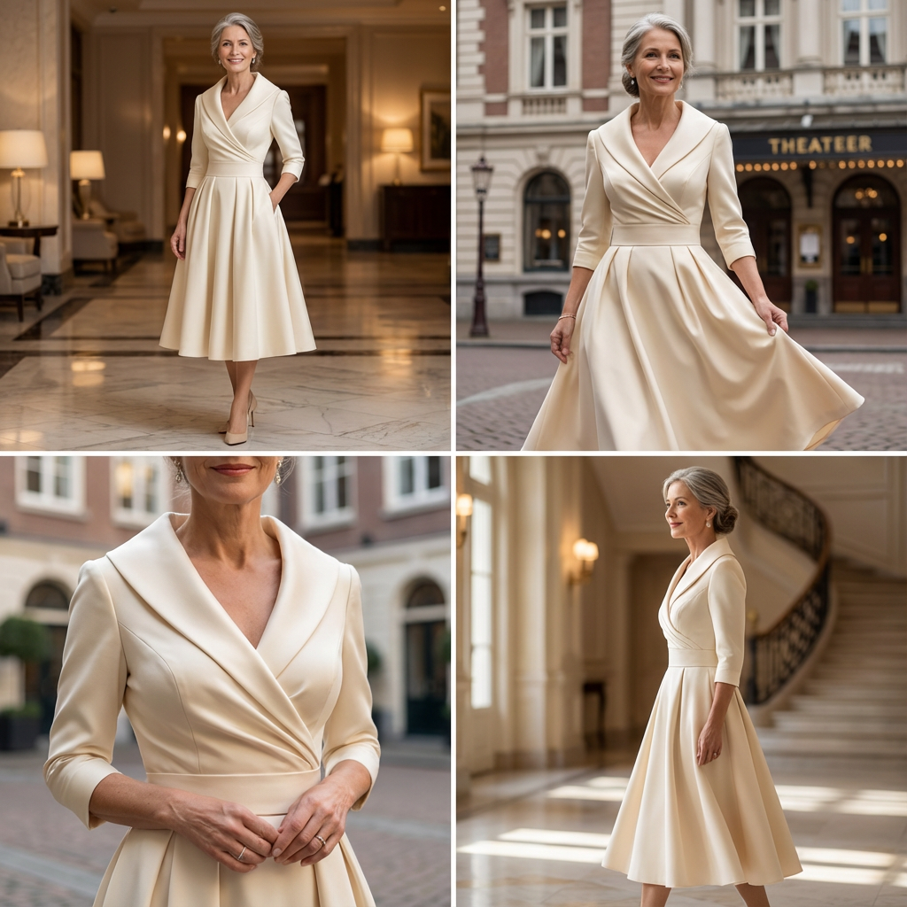 Women's midi dress | Elegant and timeless A-line style