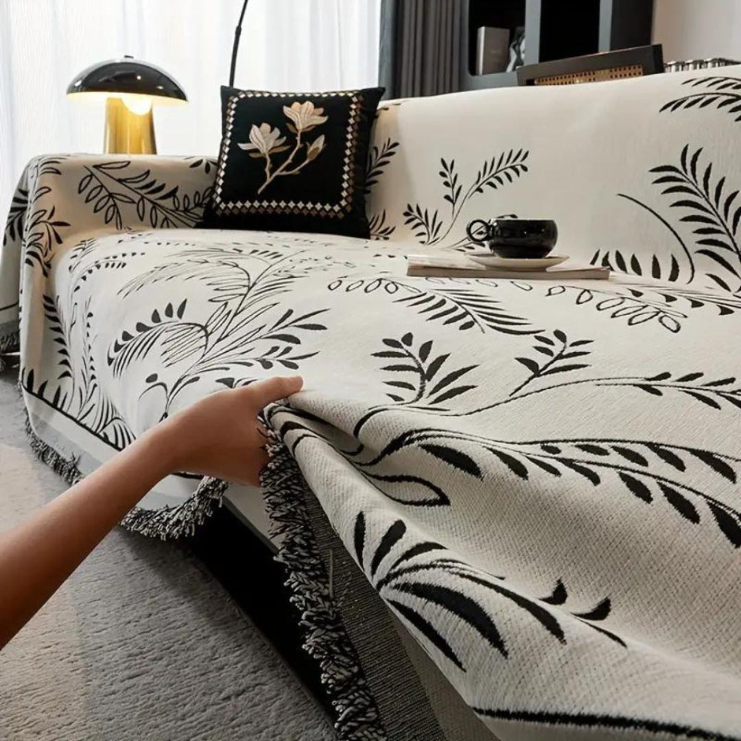Nature’s Embrace Chenille Couch Cover