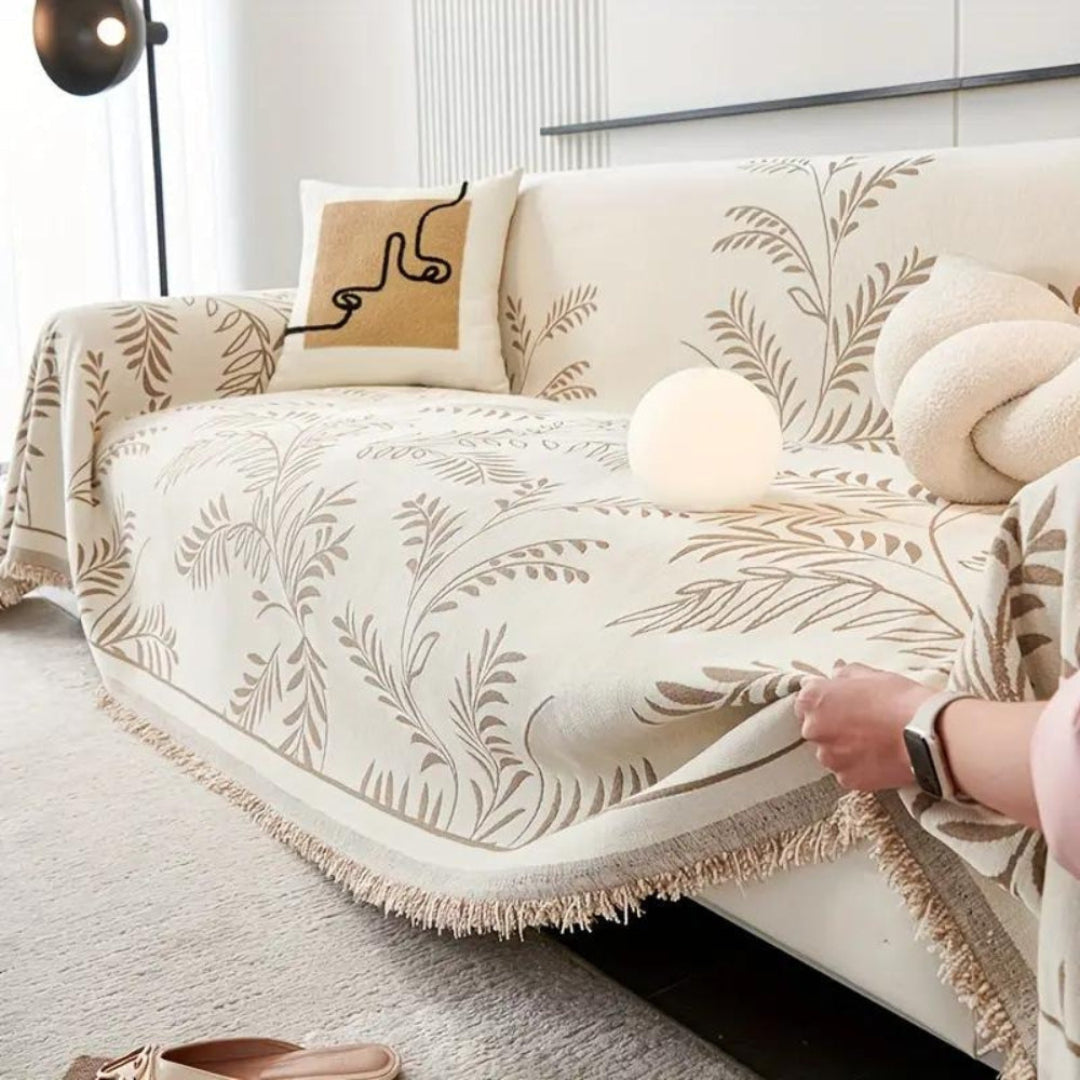Nature’s Embrace Chenille Couch Cover