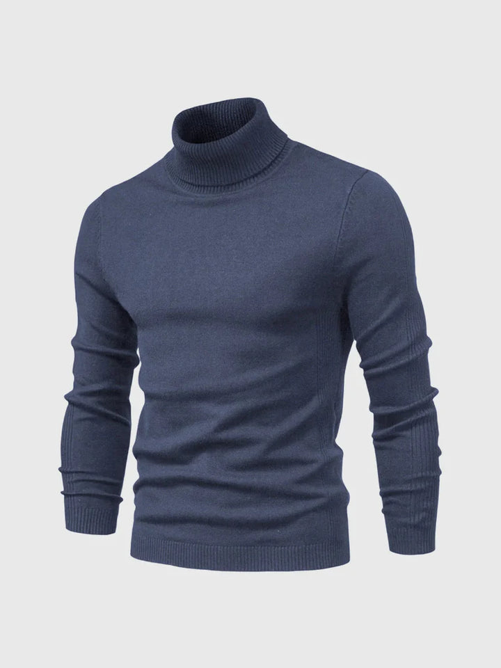 Men's Turtleneck Sweater – Washable and Versatile