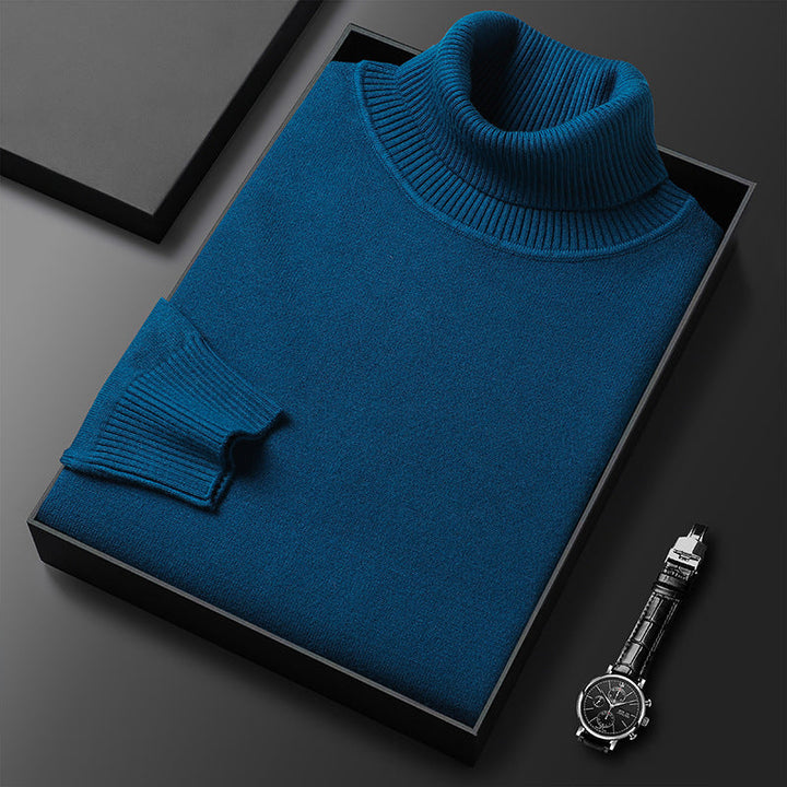 Men’s Knit Turtleneck Pullover