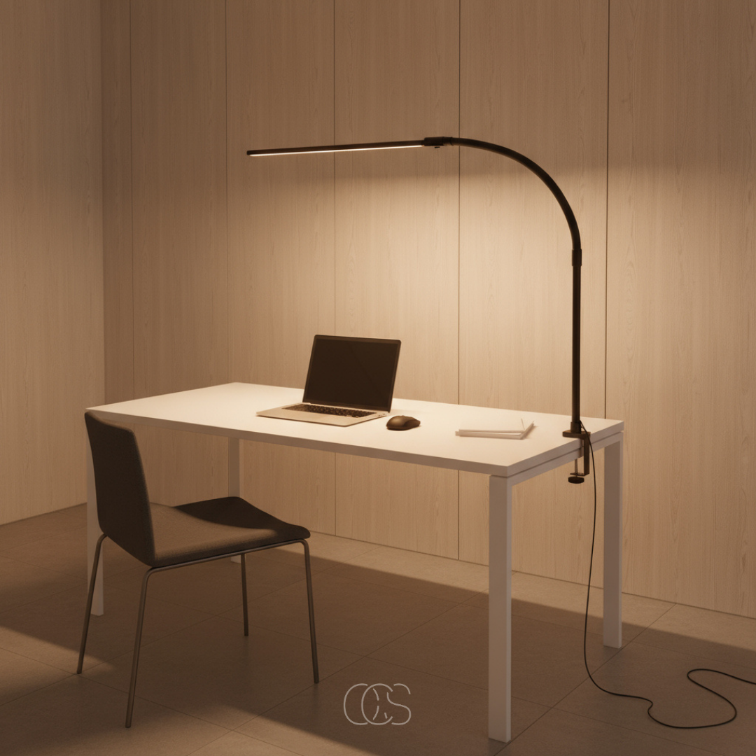 Dimmable Desk Lamp - 3 Light Colors & Adjustable Design