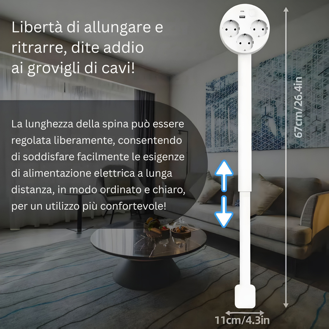 PowerReach | The Smart, Stylish Extendable Socket for a Modern Home
