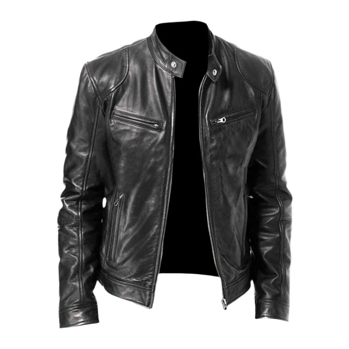 Men's Leather Jacket – Elegant and Durable, in Modern Style