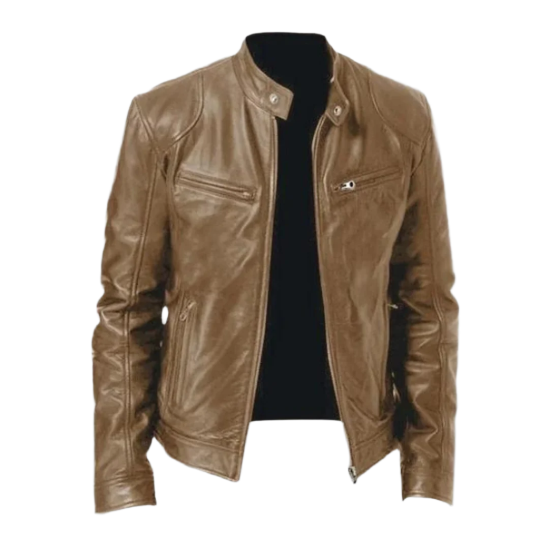 Men's Leather Jacket – Elegant and Durable, in Modern Style