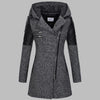 Long Winter Coat with Hood for Women