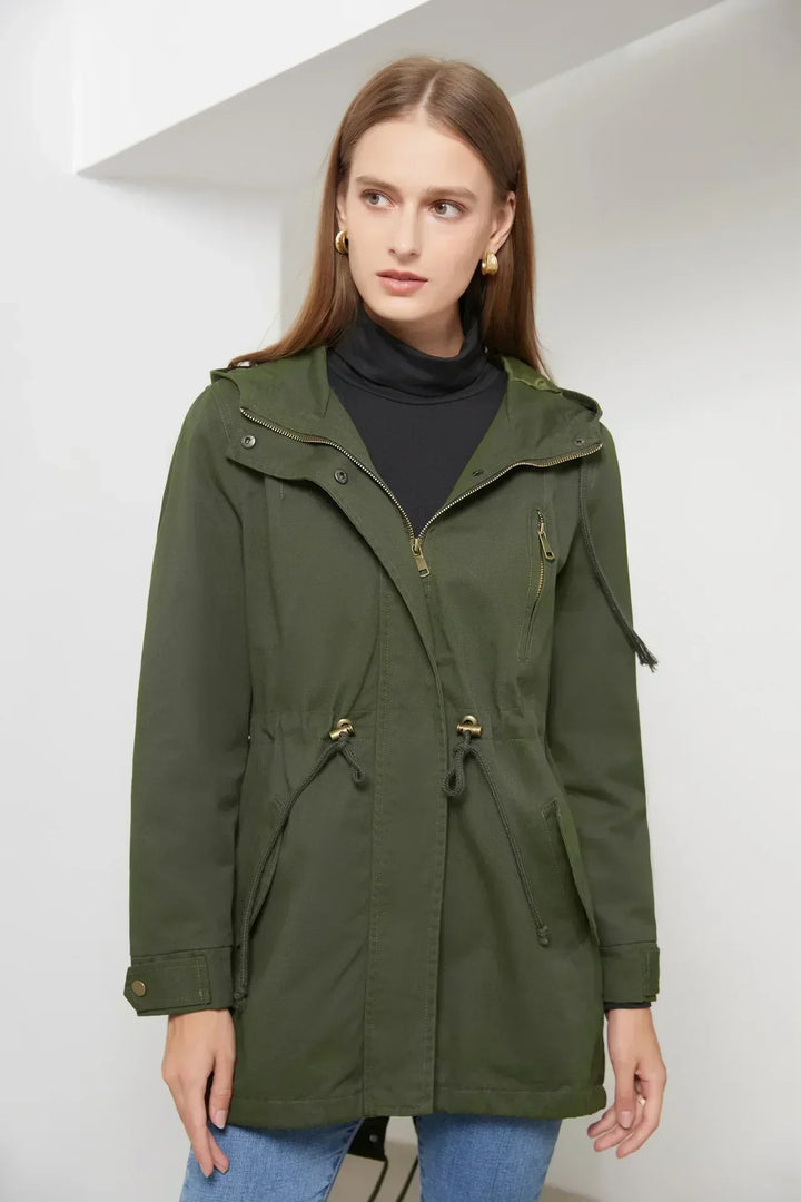 Stylish Women's Hooded Jacket – Marielle