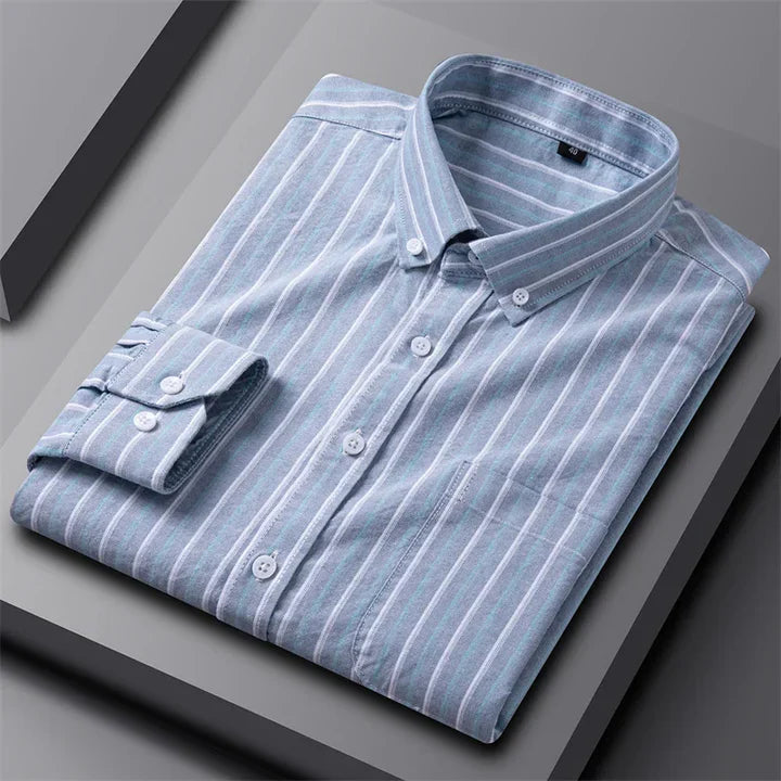 Classic Oxford Button-Up Shirt