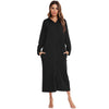 Hooded Dressing Gown with Zip
