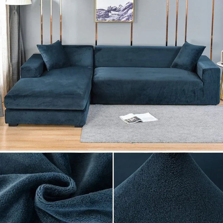 Sofina Stretch Velvet Sofa Cover with Luxurious Finish