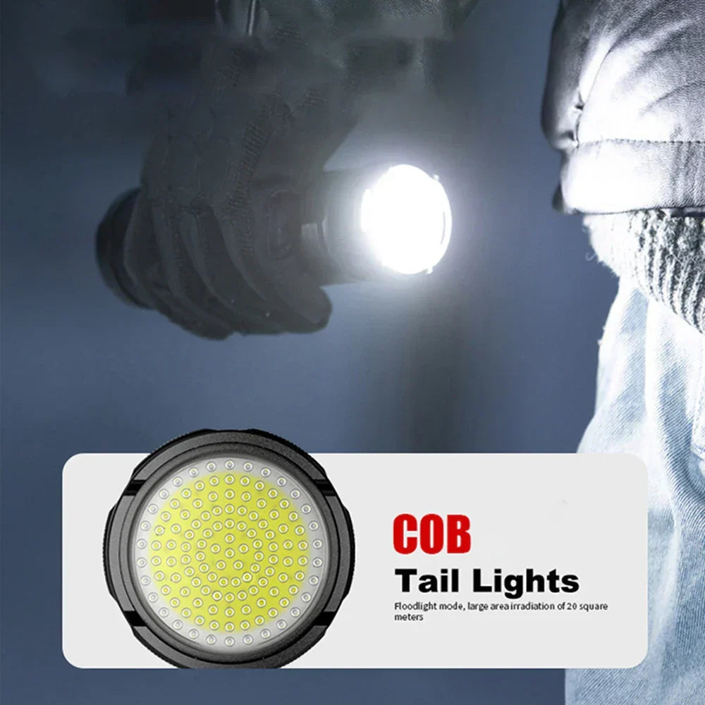 Rechargeable 10000 Lumen LED Flashlight – Striker