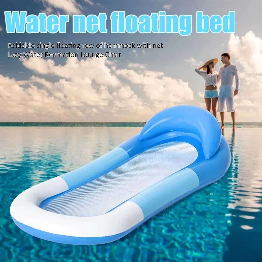 Luxury Inflatable Water Hammock - Comfortable Floating Bed for Pool and Beach