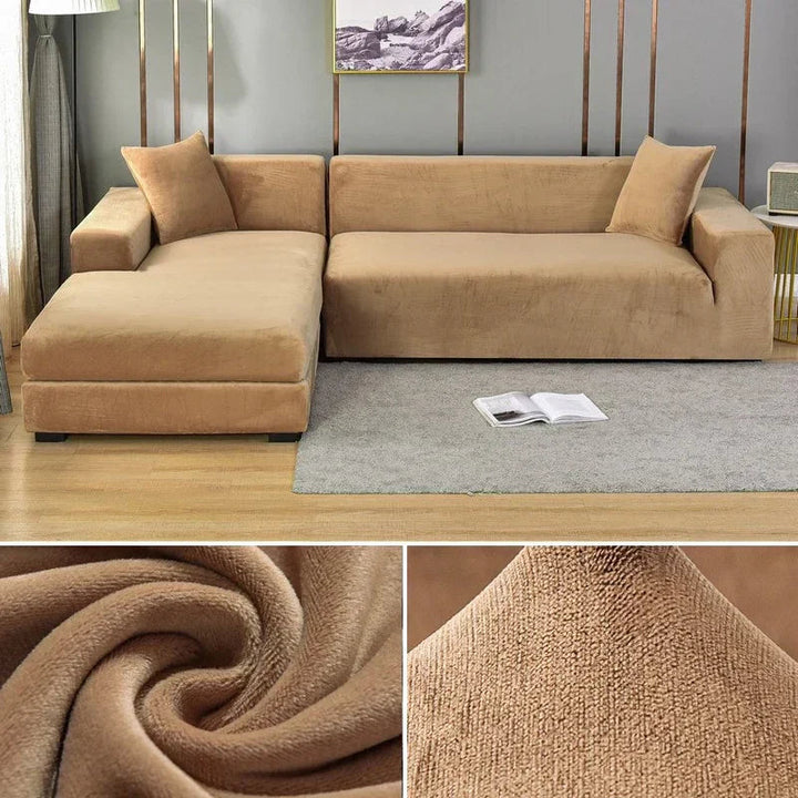 Sofina Stretch Velvet Sofa Cover with Luxurious Finish
