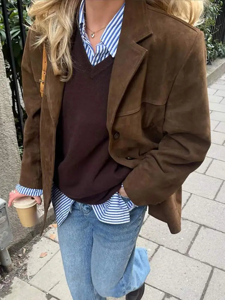 Women's Classic Suede Jacket