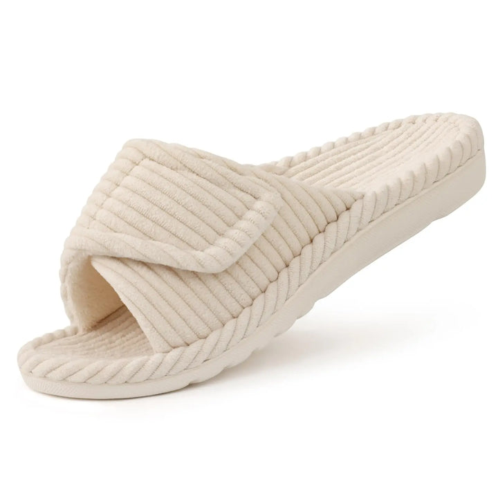 Orthopedic Corduroy Slippers with Arch Support