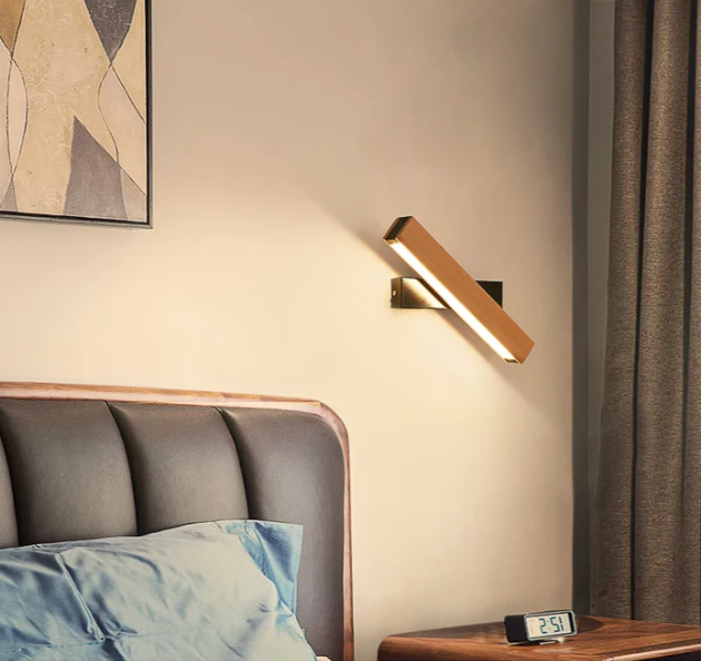 Japanese LED Wall Light | Minimalist Rotating Wall Lamp