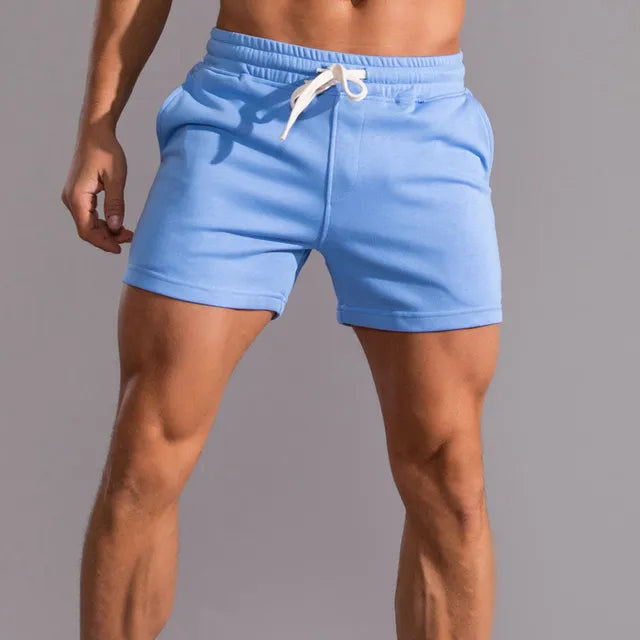 Men's Sports Shorts with Drawstring Waist, Short Length
